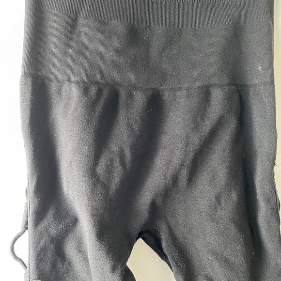 Free People movement xs black leggings side lace up - Picture 11 of 16